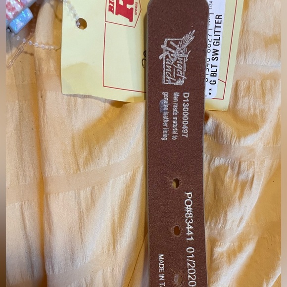 NWTS Angel Ranch Western Belt Aztec Cowgirl Rodeo size 26 Kids 10 12 14 16 - Picture 2 of 4